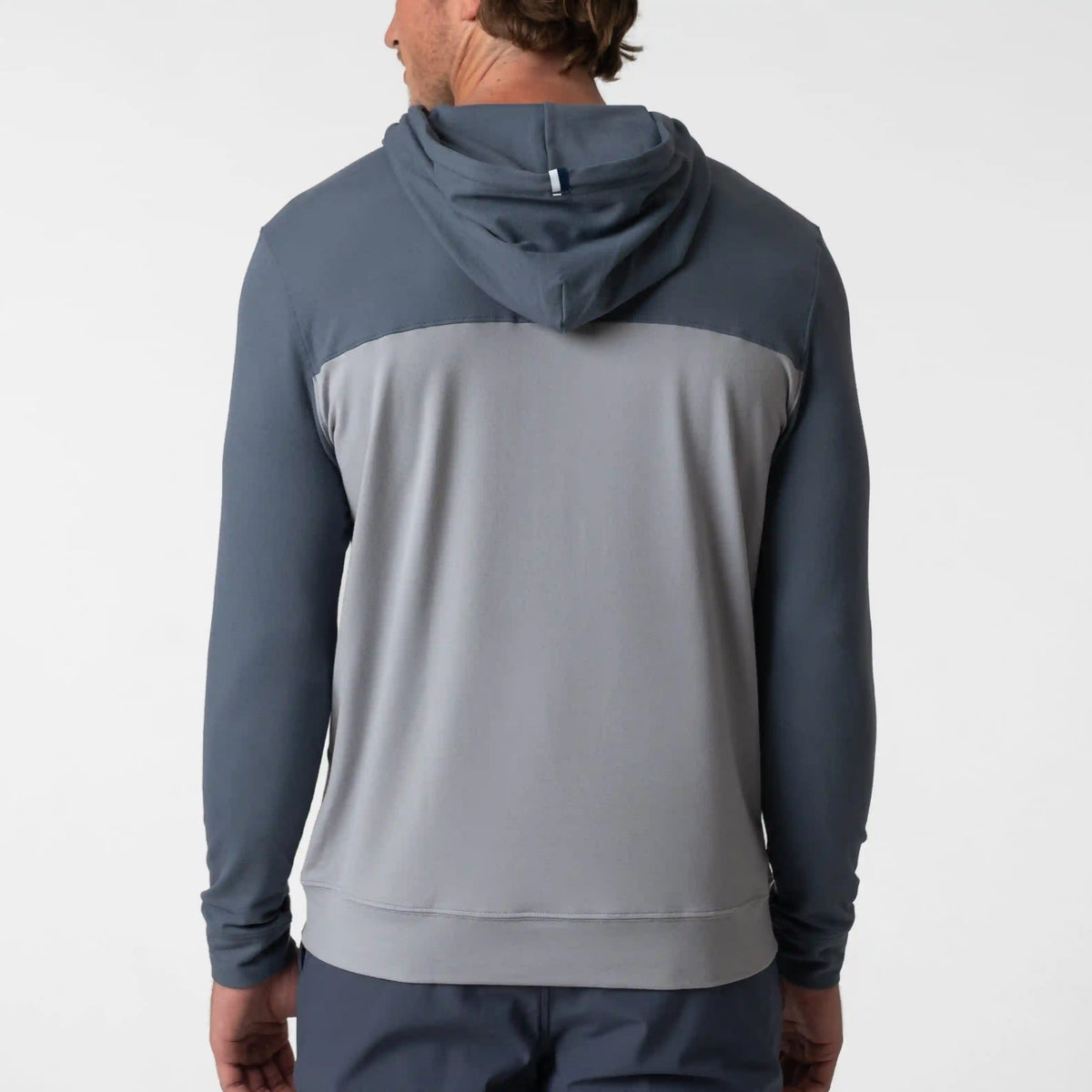 Hesi Performance Hoodie | Colorblock - Everest Grey/Stainless Steel