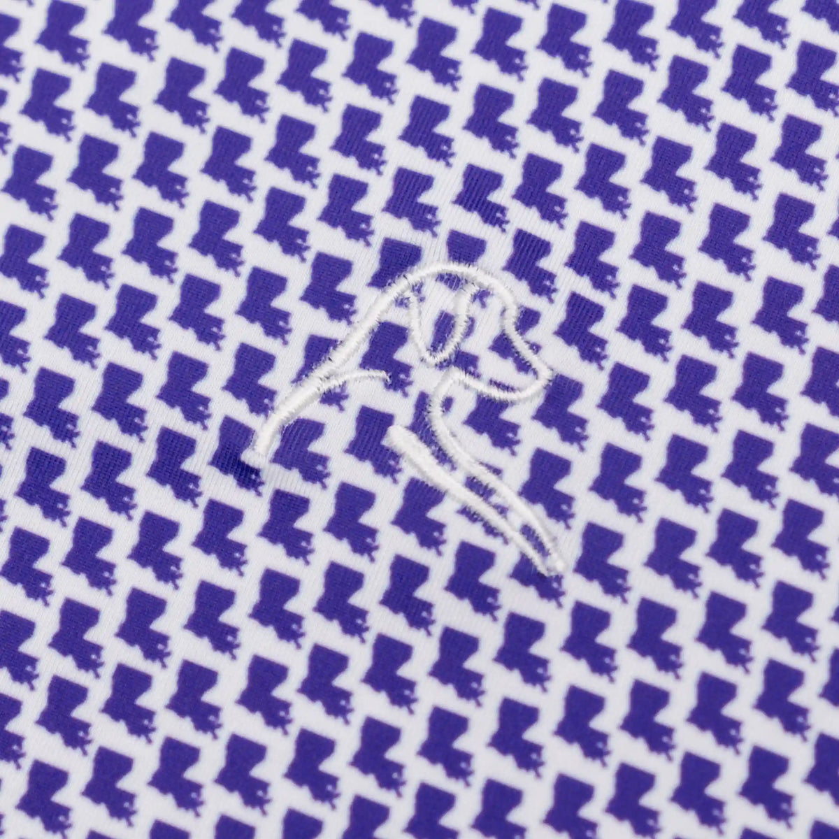 The Bayou | Performance Polo | The Bayou - Reauxback Purple/White