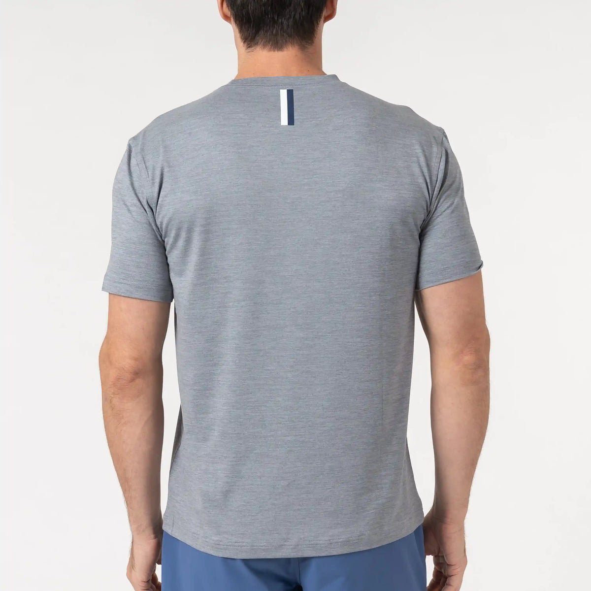 Tailwind Performance Tee | Heather - Stainless Steel/Thunder Grey
