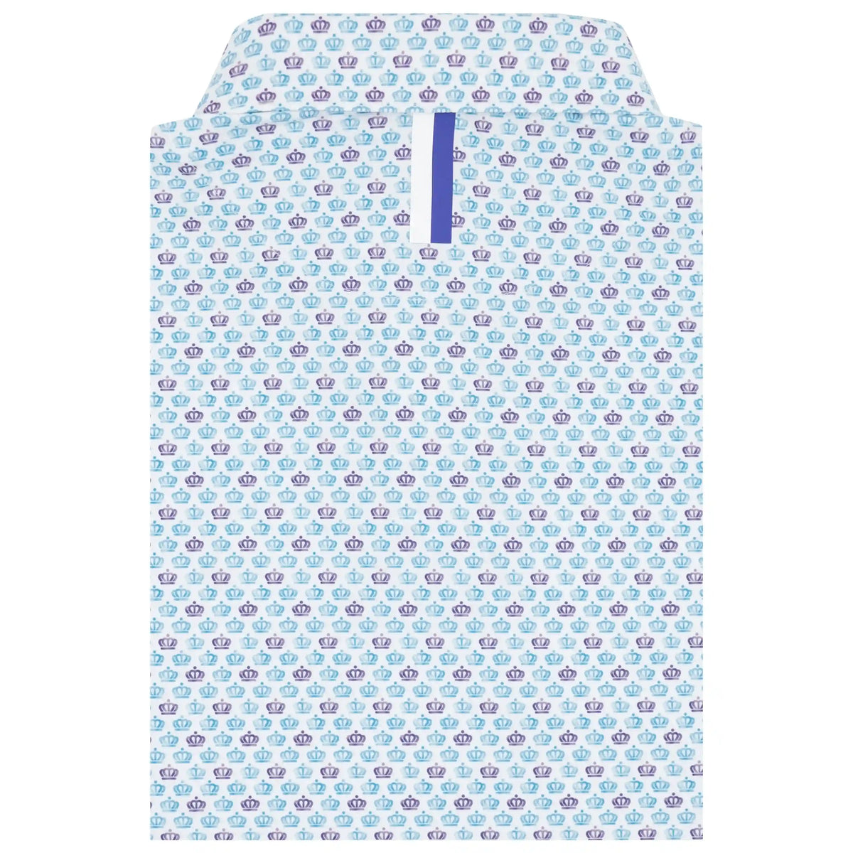 The CLT | Performance Polo | The CLT - White/Queen Blue