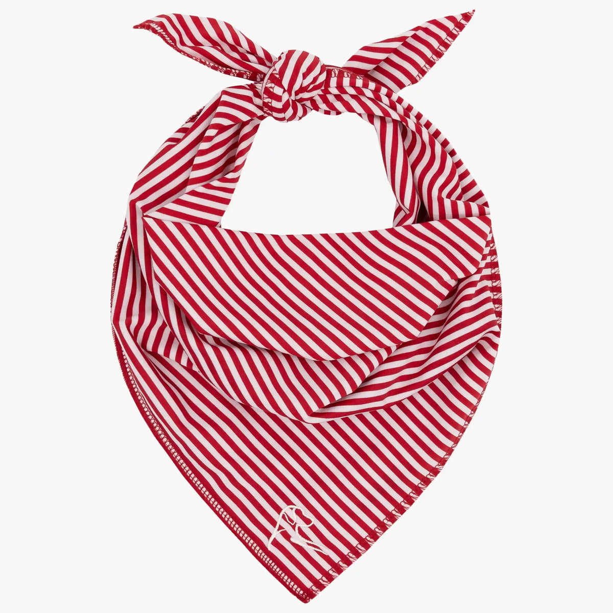 The Birdie Stripe | Performance Bandana | The Birdie Stripe - Cardinal Red/White
