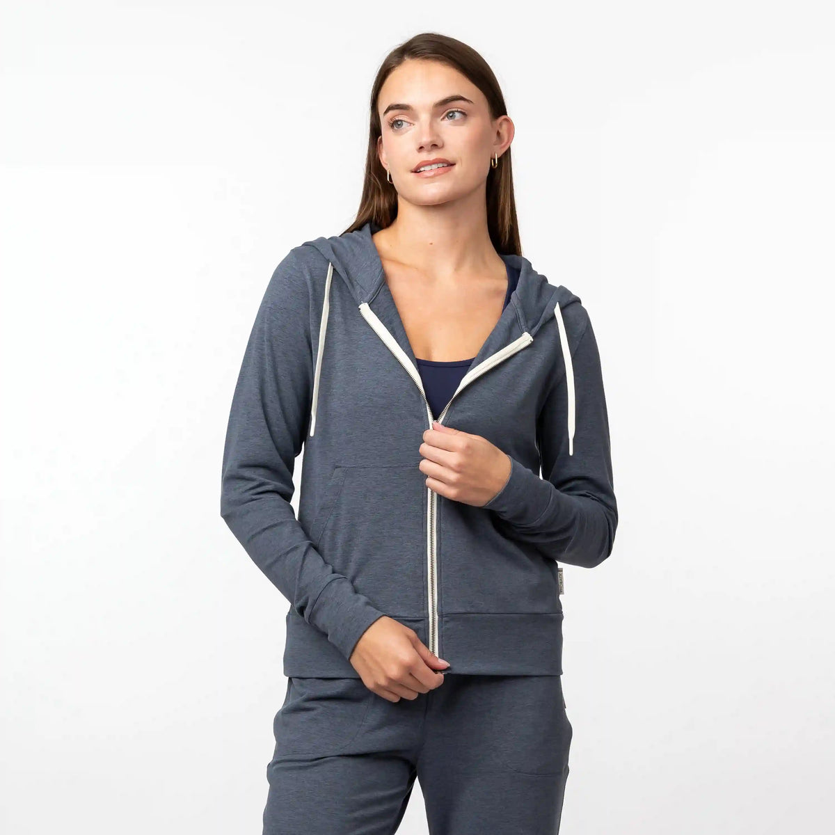 Tempo Full-Zip Hoodie | Heather - Postgame Grey/Everest Grey