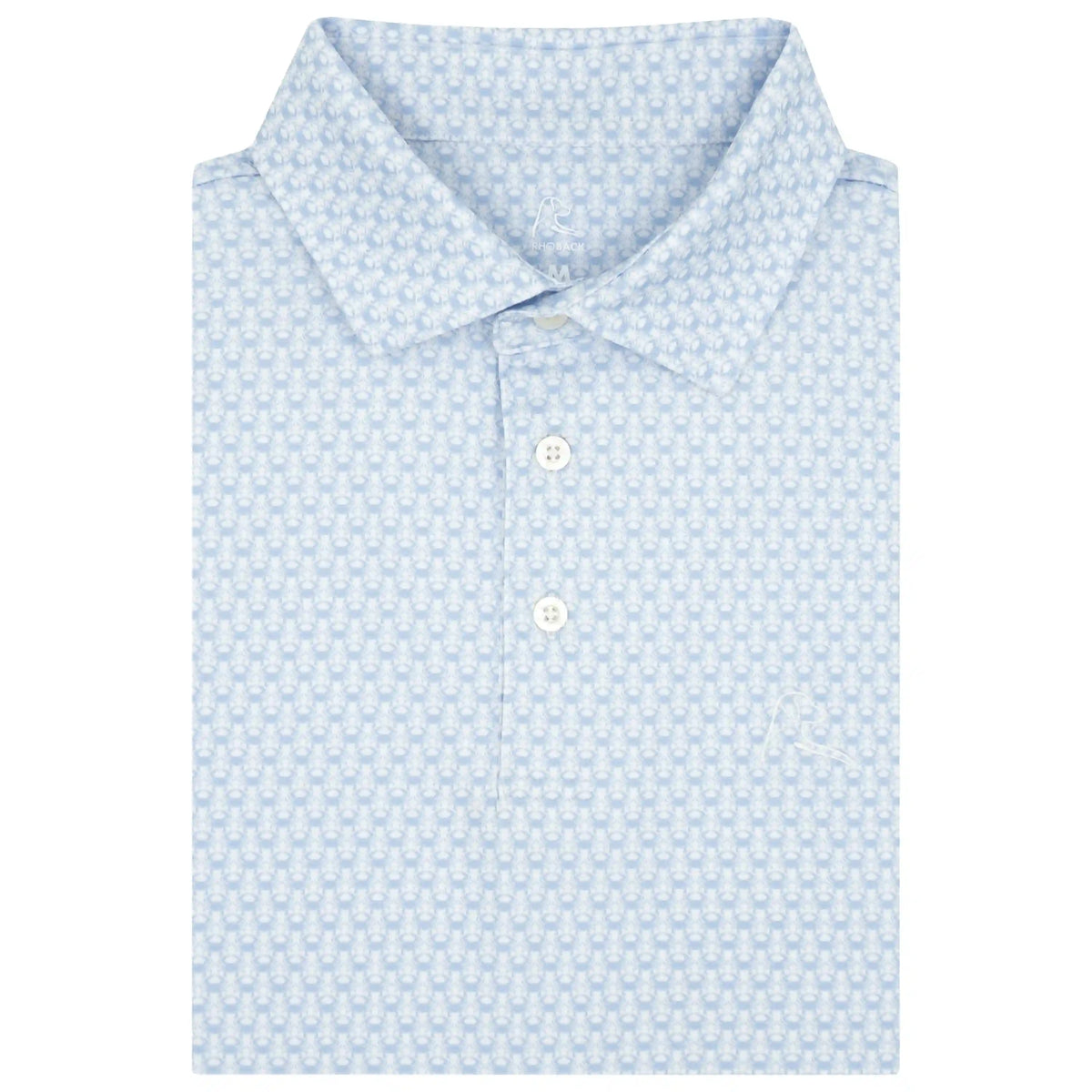 The Jimmy | Performance Polo | The Jimmy - White/Oxford Blue