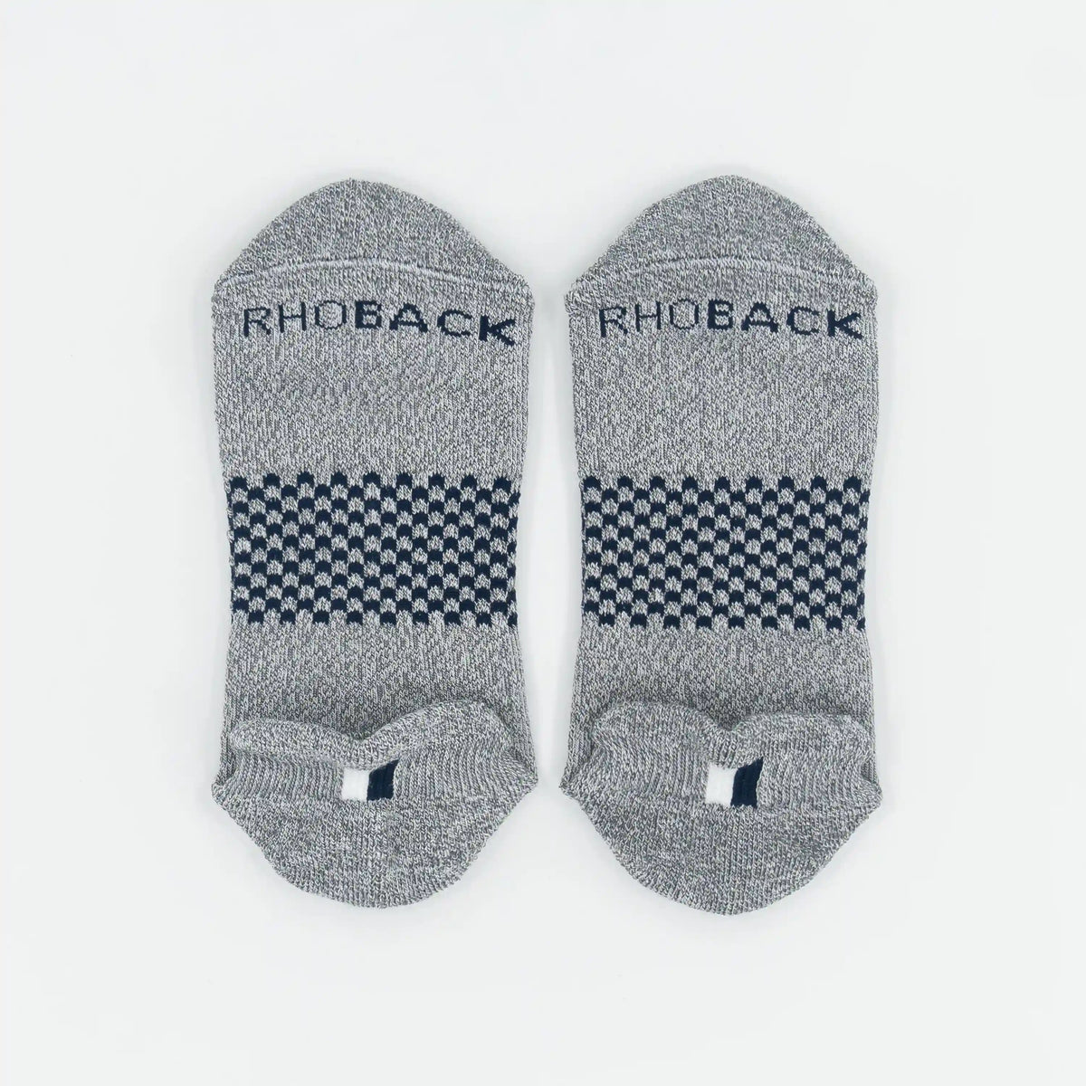 Stratus Performance Ankle Socks (3-Pack) | Heather - Charcoal Grey/White - Fleet Navy (3-Pack)