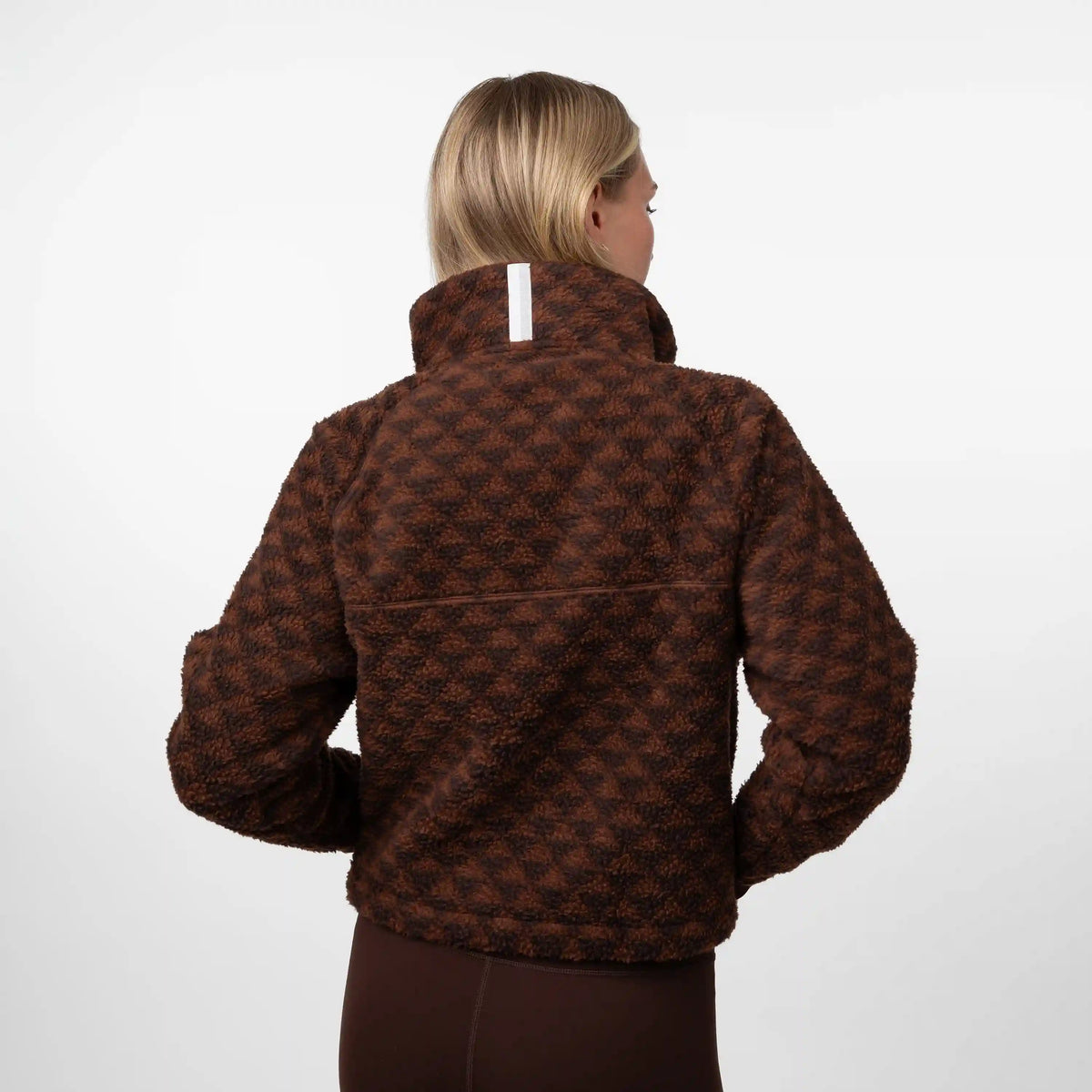 Rivanna Fleece Pullover | The Crest - Cocoa/Chocolate
