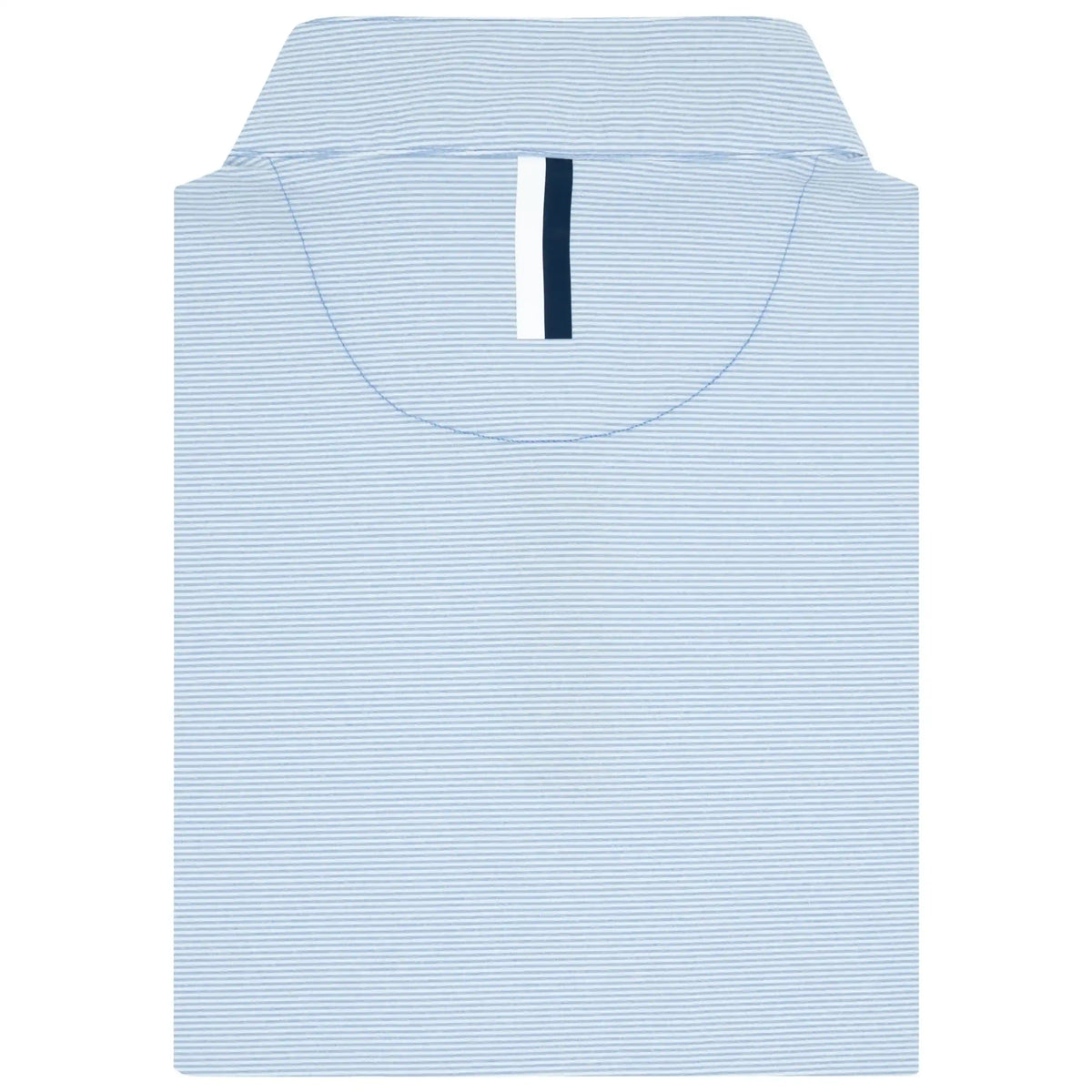 Riva Heather Stripe Performance Q-Zip | The Riva Heather Stripe - Oxford Blue/White