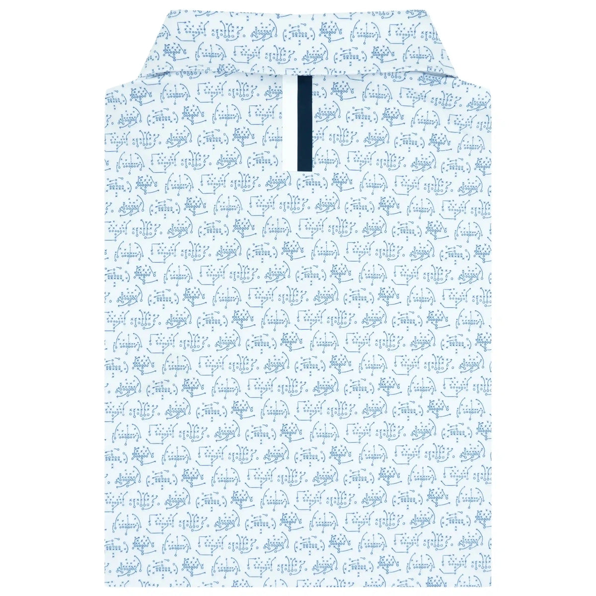 The Playbook | Performance Polo | The Playbook - White/Short Stop Blue