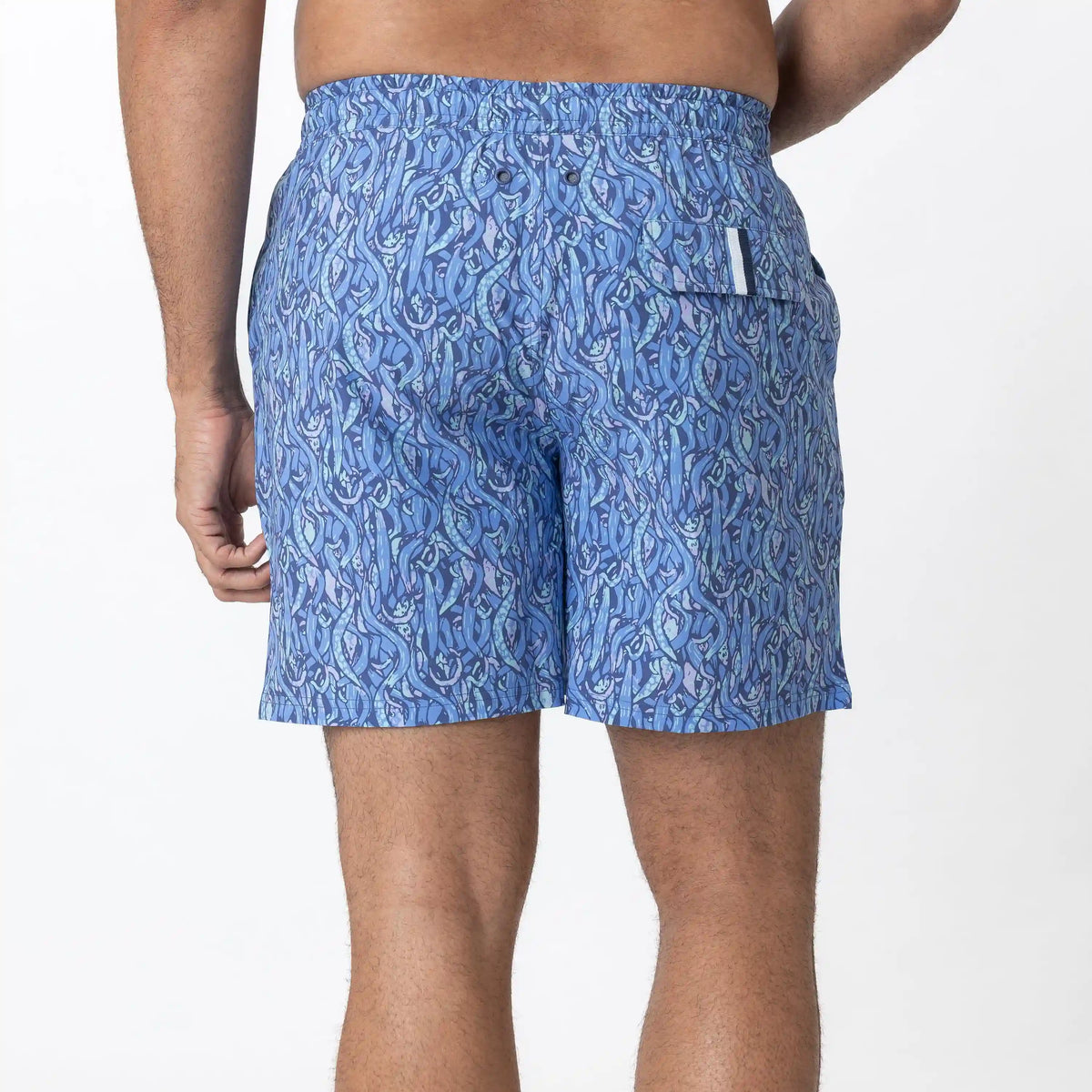 Medley Swim Trunk | The Kraken - Flag Blue/Lavender Blue
