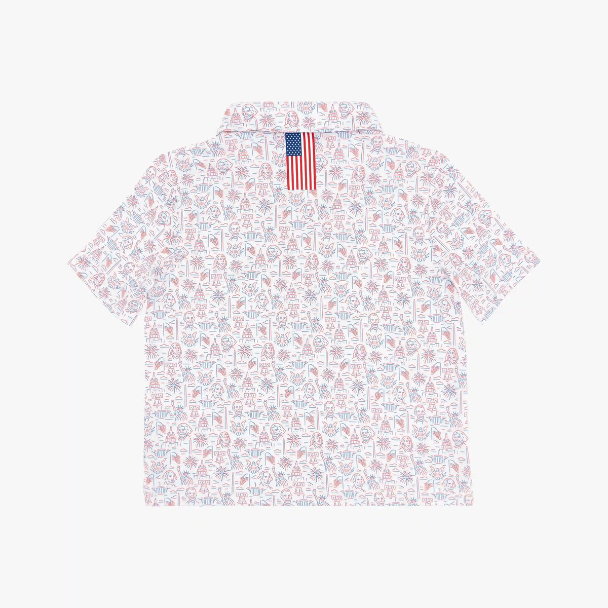 The Lil' American Icon | Performance Polo | The American Icon - White - USA