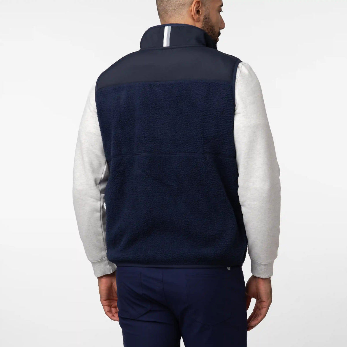 Summit Crest Full-Zip Vest | Solid - Fleet Navy