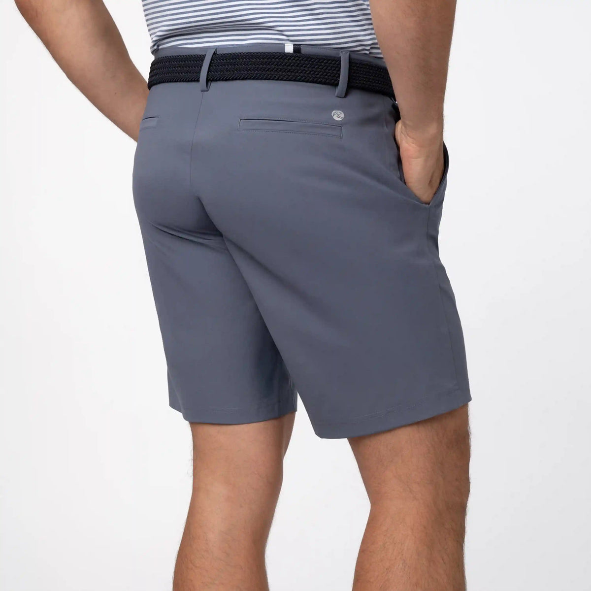 Looper Delta Short | Solid - Everest Grey