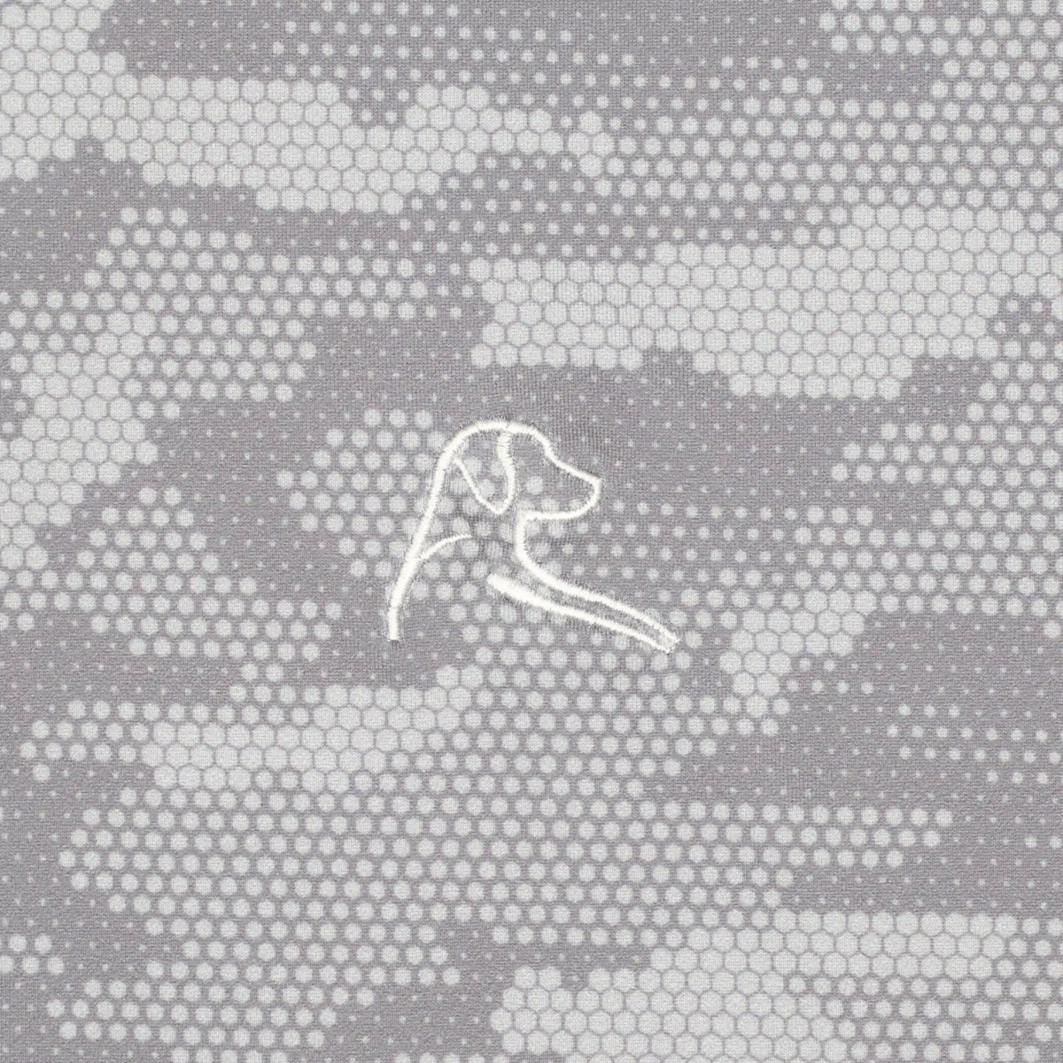 The Hex Camo | Performance Polo | The Hex Camo - Stainless Steel/Stratus Grey