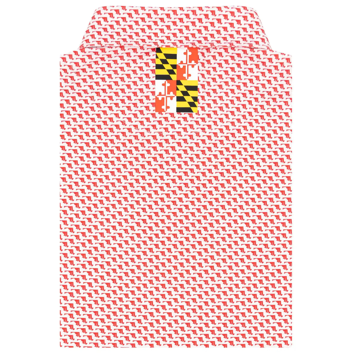 The Old Line State | Performance Polo | The Old Line State - Classic Red/White - MD