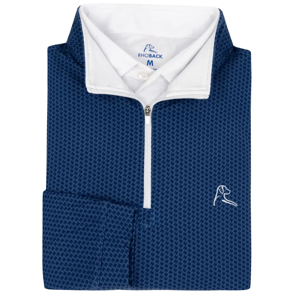 Don't Mess Performance Q-Zip | The Don't Mess - Admiral Navy/Slate Blue