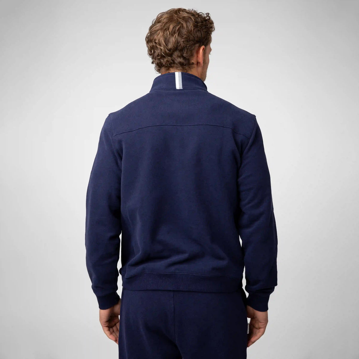 Ready Half-Zip | Heather - Indigo Blue