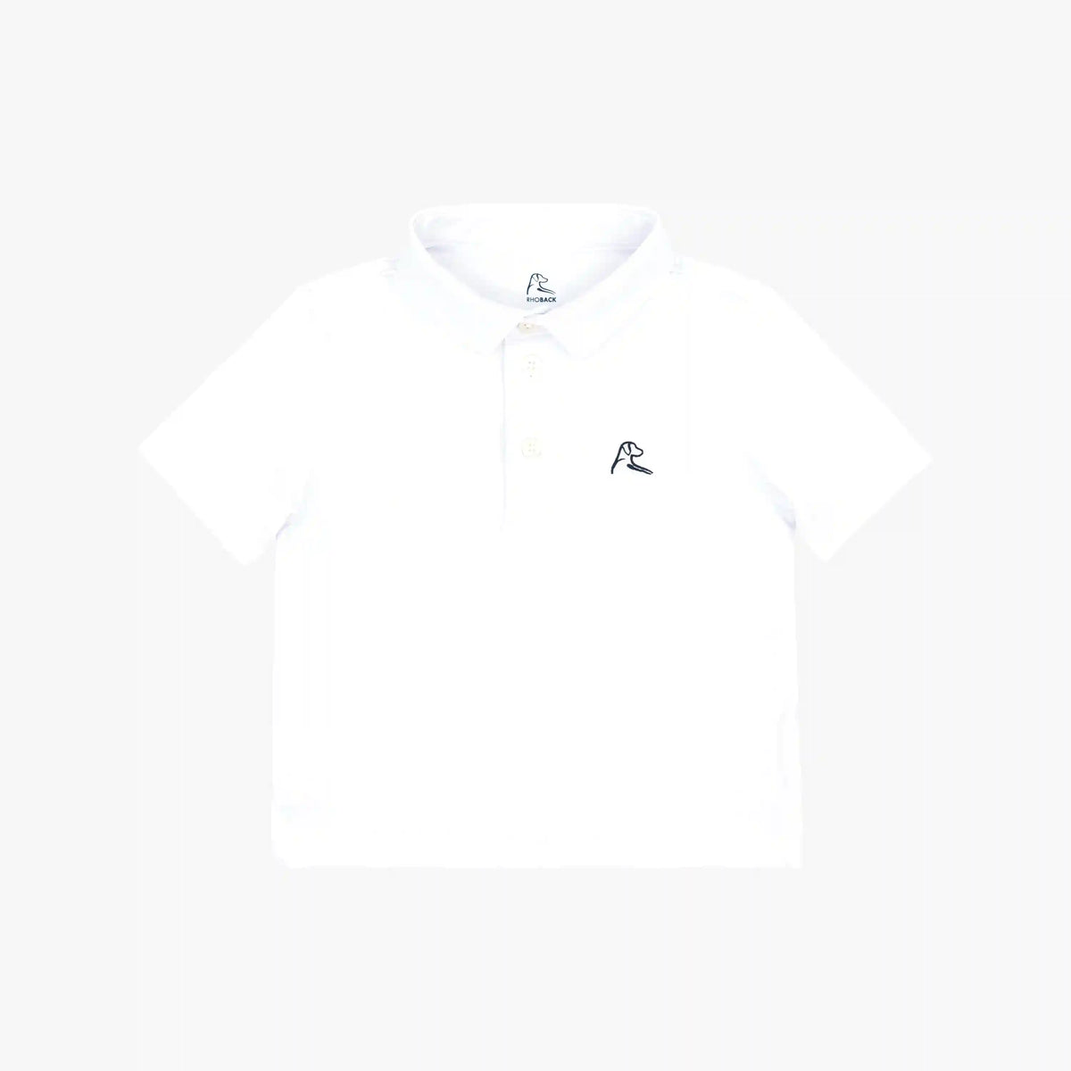 Lil' Solid | Performance Polo | Solid - White