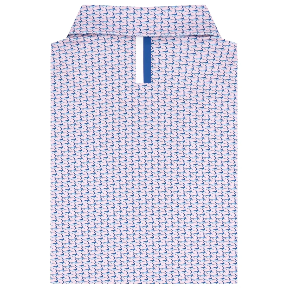 The Marlin | Performance Polo | The Marlin - Lotus Pink/Marine Blue