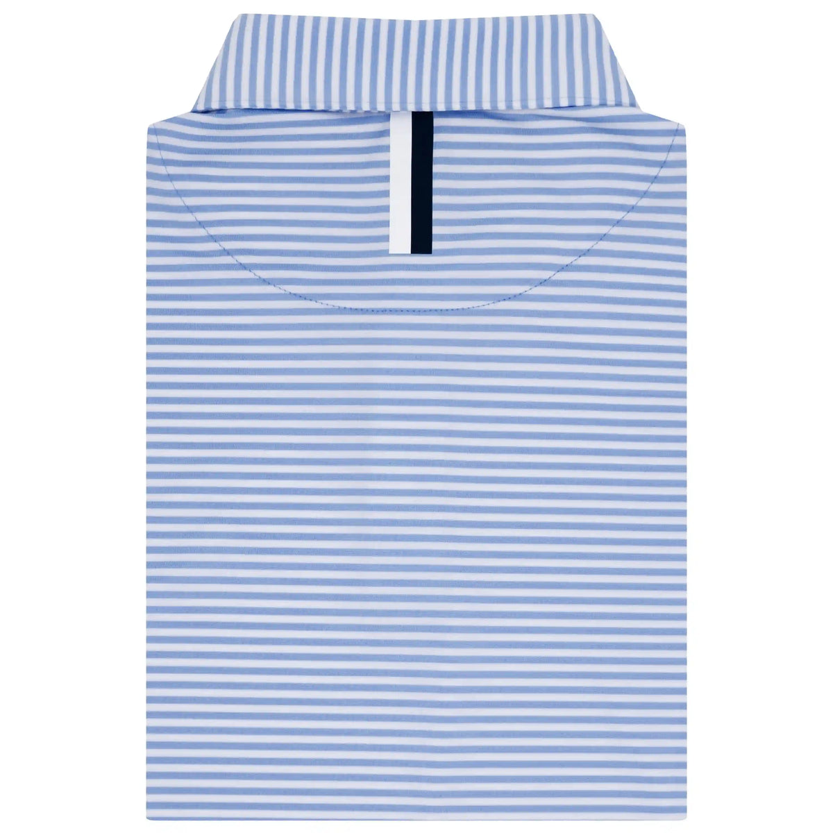 The Birdie Stripe | Performance Polo | The Birdie Stripe - Oxford Blue/White