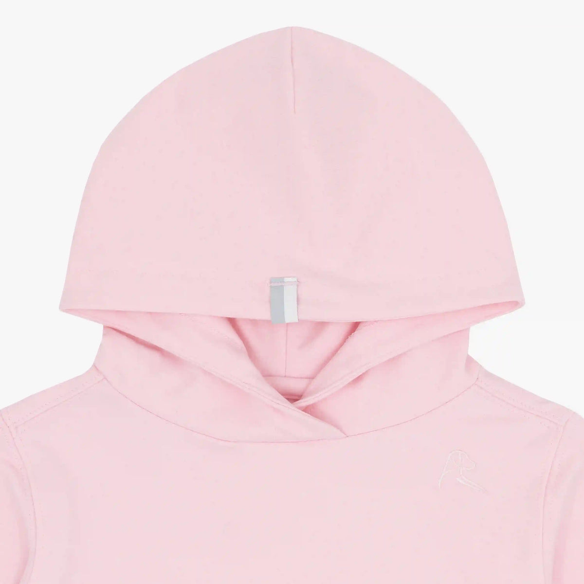 Lil' Hesi Performance Hoodie | Heather - Lotus Pink/White
