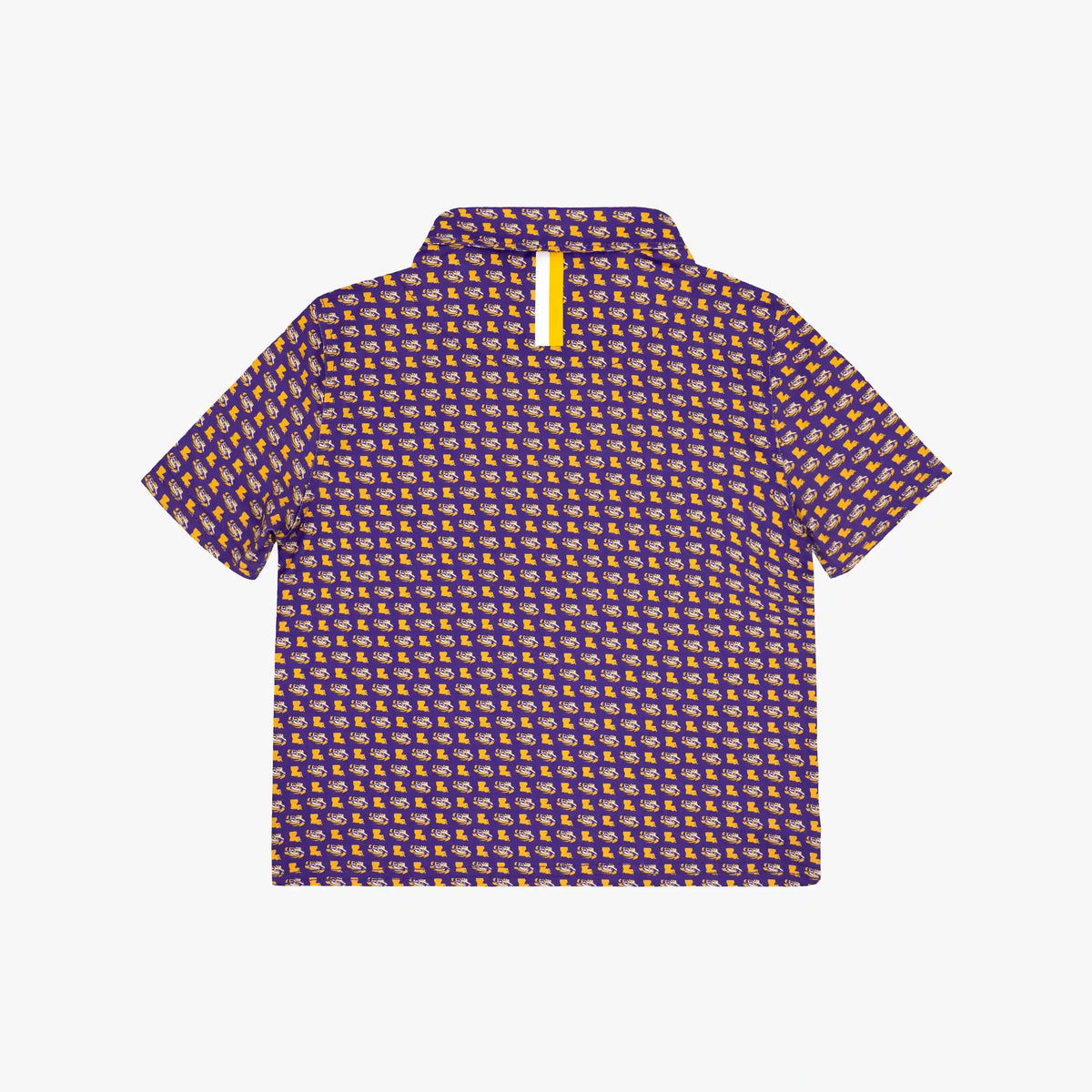 The Lil' LSU Eye Of The Tiger 2.0 | Collegiate Polo | The LSU Eye Of The Tiger 2.0 - Reauxback Purple/Honey Gold