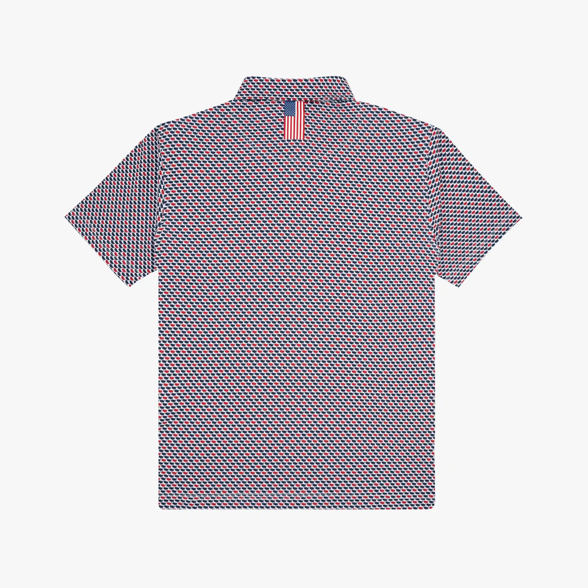 The Youth 1776 | Performance Polo | The 1776 - Admiral Navy/Classic Red - USA