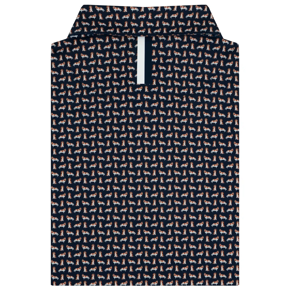 The King Charles Spaniel | Performance Polo | The King Charles Spaniel - Fleet Navy/Monarch Orange