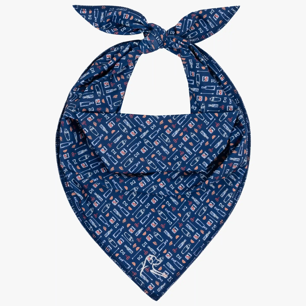 The Tequila Old Fashioned | Performance Bandana | The Tequila Old Fashioned - Shoal Blue/Bunker Blue