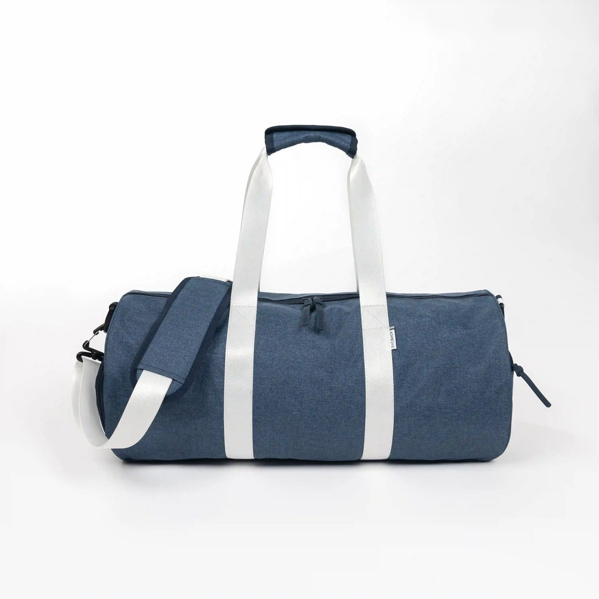 Homecourt Duffle | Heather - Slate Blue/White