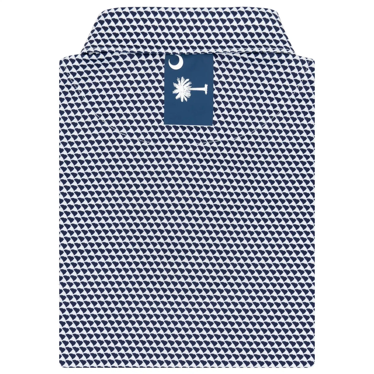 The Hushpuppy | Performance Polo | The Hushpuppy - Admiral Navy/White - SC