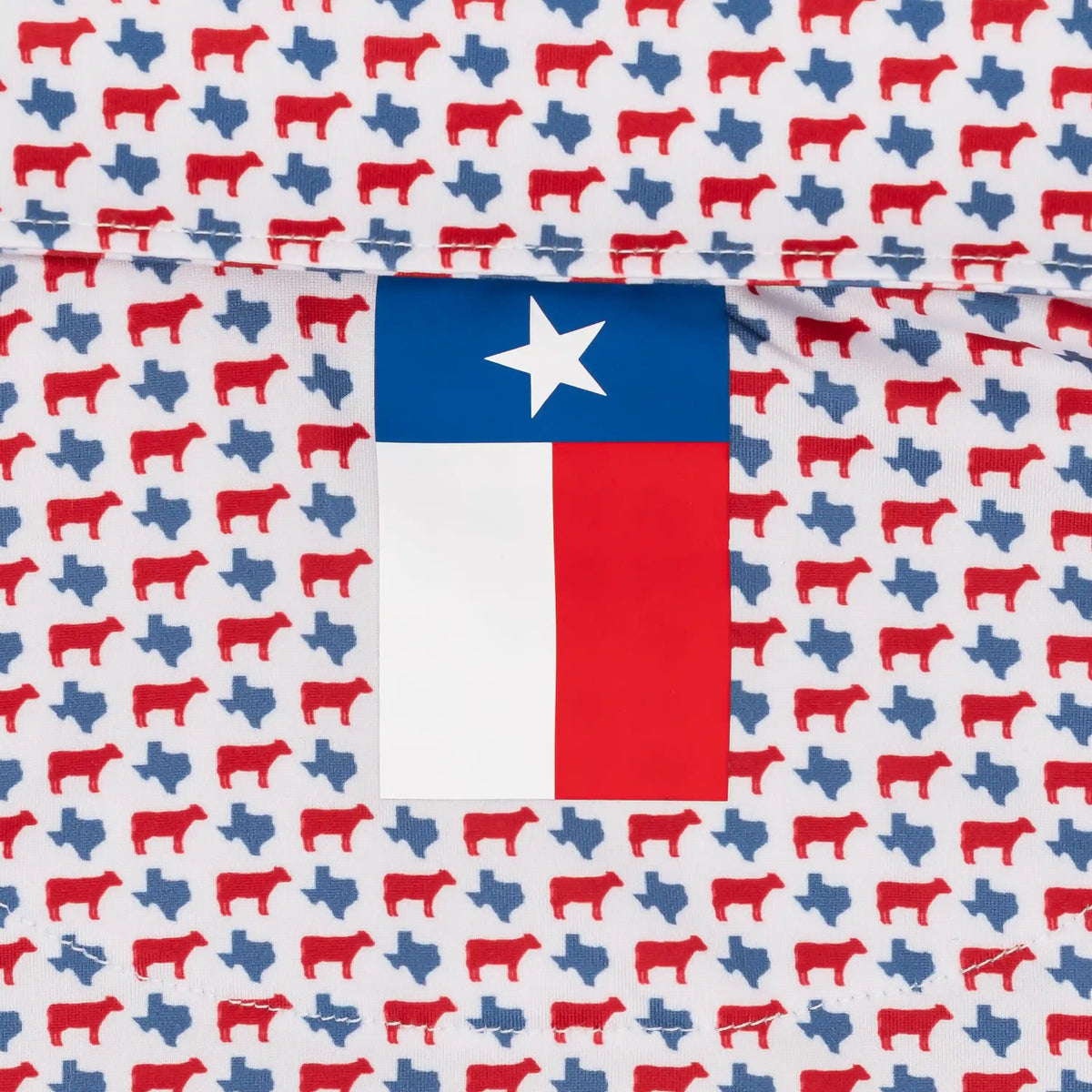 The Texas BBQ | Performance Polo | The Texas BBQ - White/Roar Red - TX