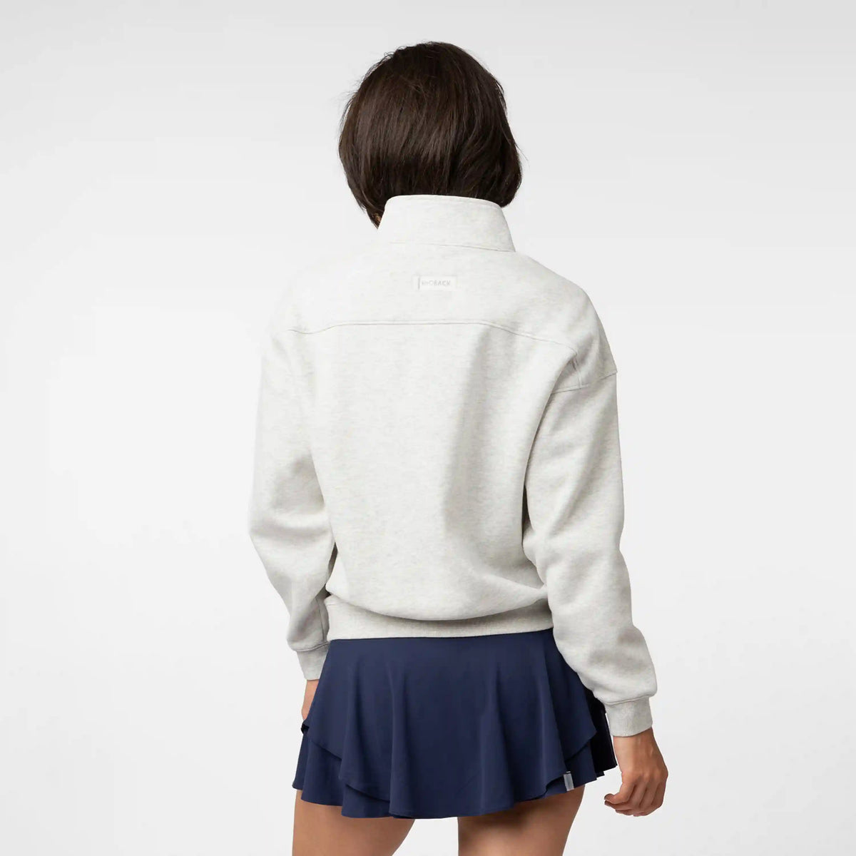 Serenity Half-Zip | Heather - Ivory