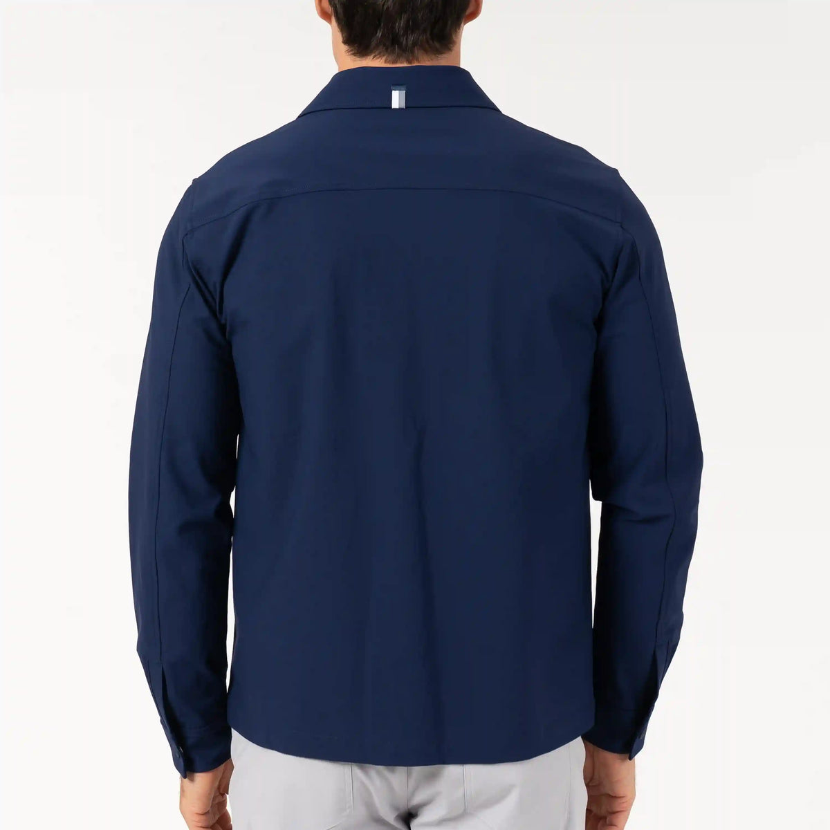 Delta Shirt Jacket | Solid - Fleet Navy