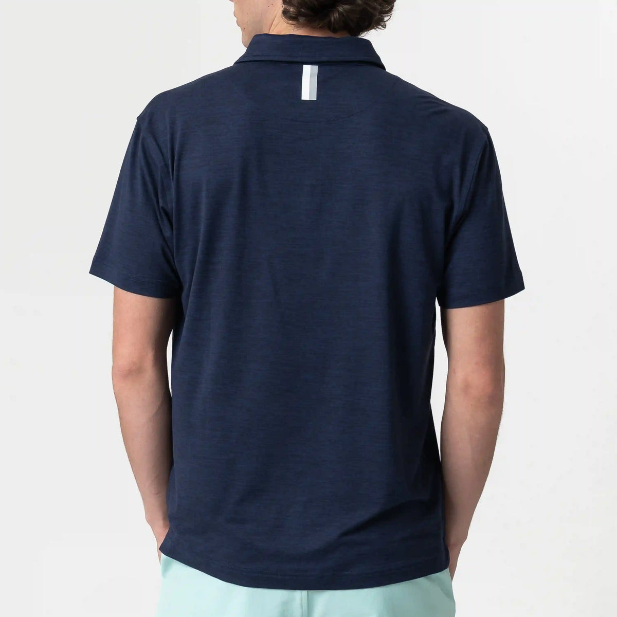 Tailwind Performance Polo | Heather - Fleet Navy/Nightshade