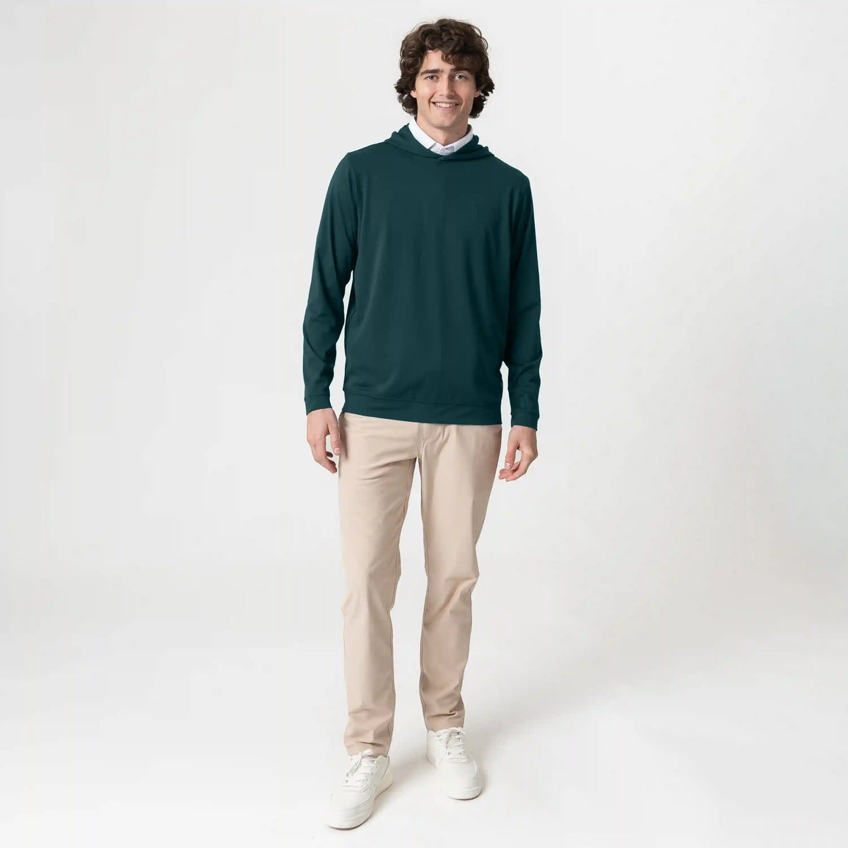 Highlands Performance Hoodie | Solid - Ponderosa Green