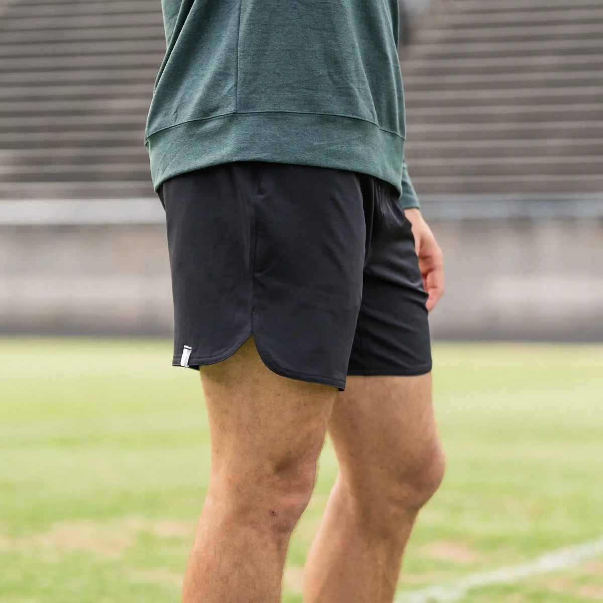 Grit Gym Short - 7" | Solid - Midnight Black