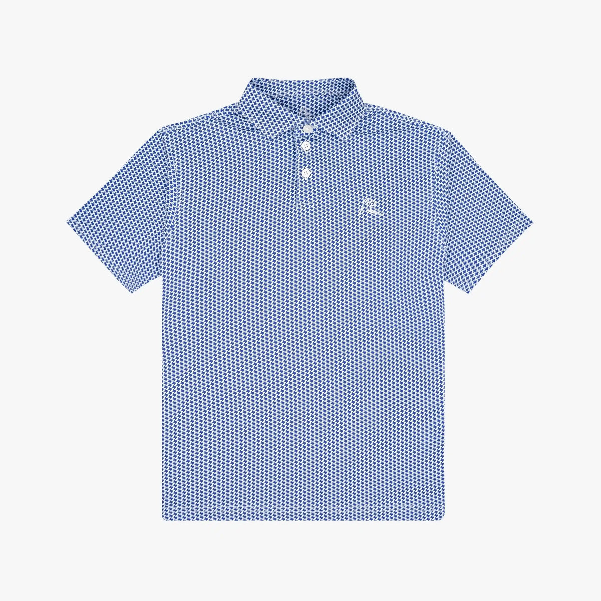 The Youth Don't Mess | Performance Polo | The Don't Mess - Ocean Blue/White - TX