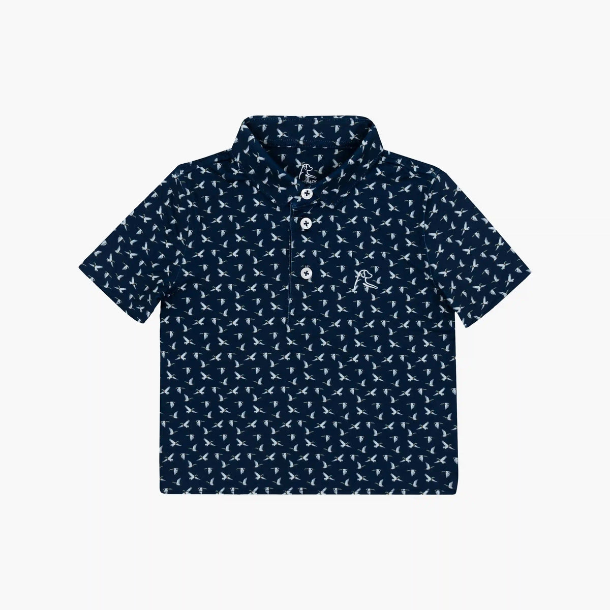 The Lil' Mallard | Performance Polo | The Mallard - Fleet Navy/White