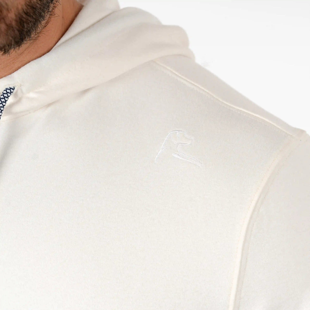 Hesi Performance Hoodie | Heather - Ivory/Parchment White - AM250 2