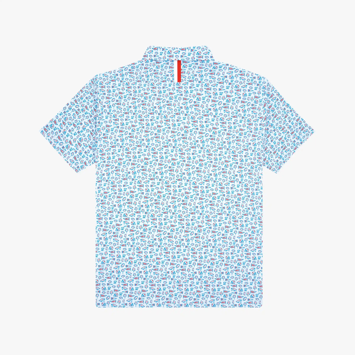 The Youth Ole Miss Gameday 2.0 | Collegiate Polo | The Ole Miss Gameday 2.0 - White/Birdie Blue - 1
