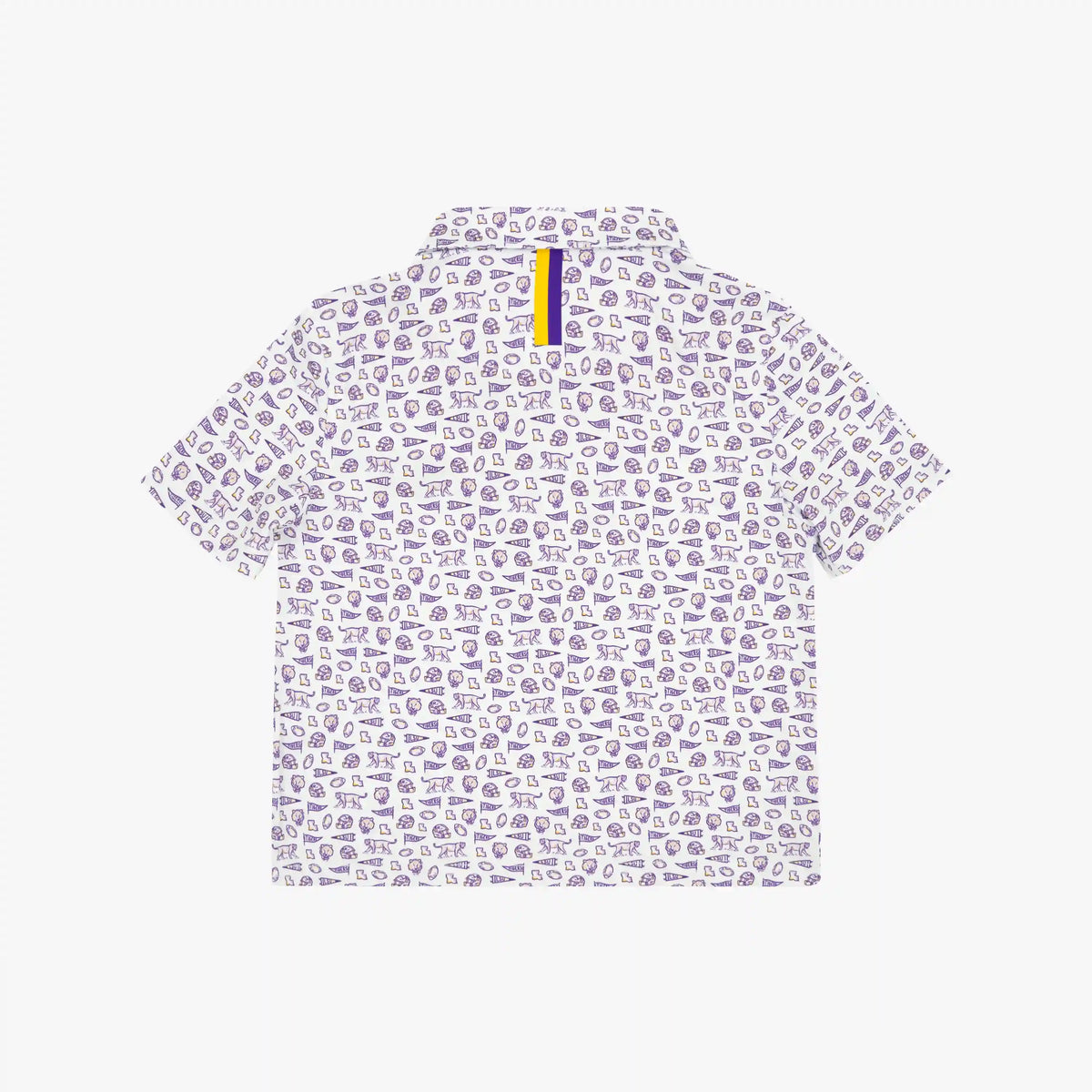 The Lil' LSU Gameday 2.0 | Collegiate Polo | The LSU Gameday 2.0 - White/Reauxback Purple - 1