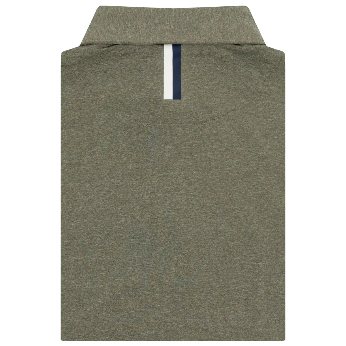 Heather | Performance Polo | Heather - Moss Green/White