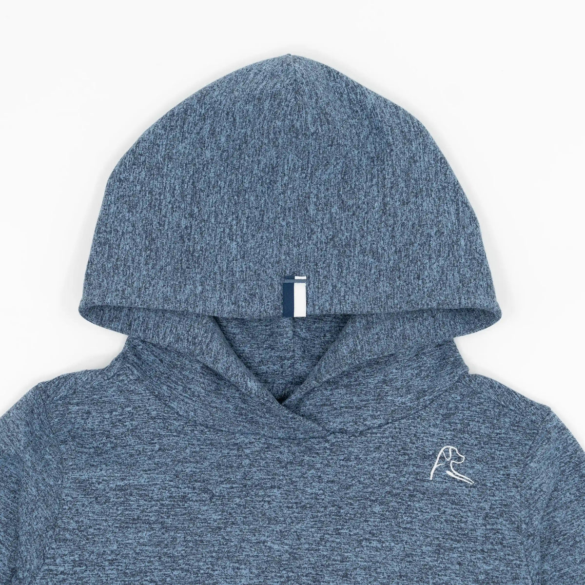 Lil' Hesi Performance Hoodie | Heather - Zone Blue/Fleet Navy