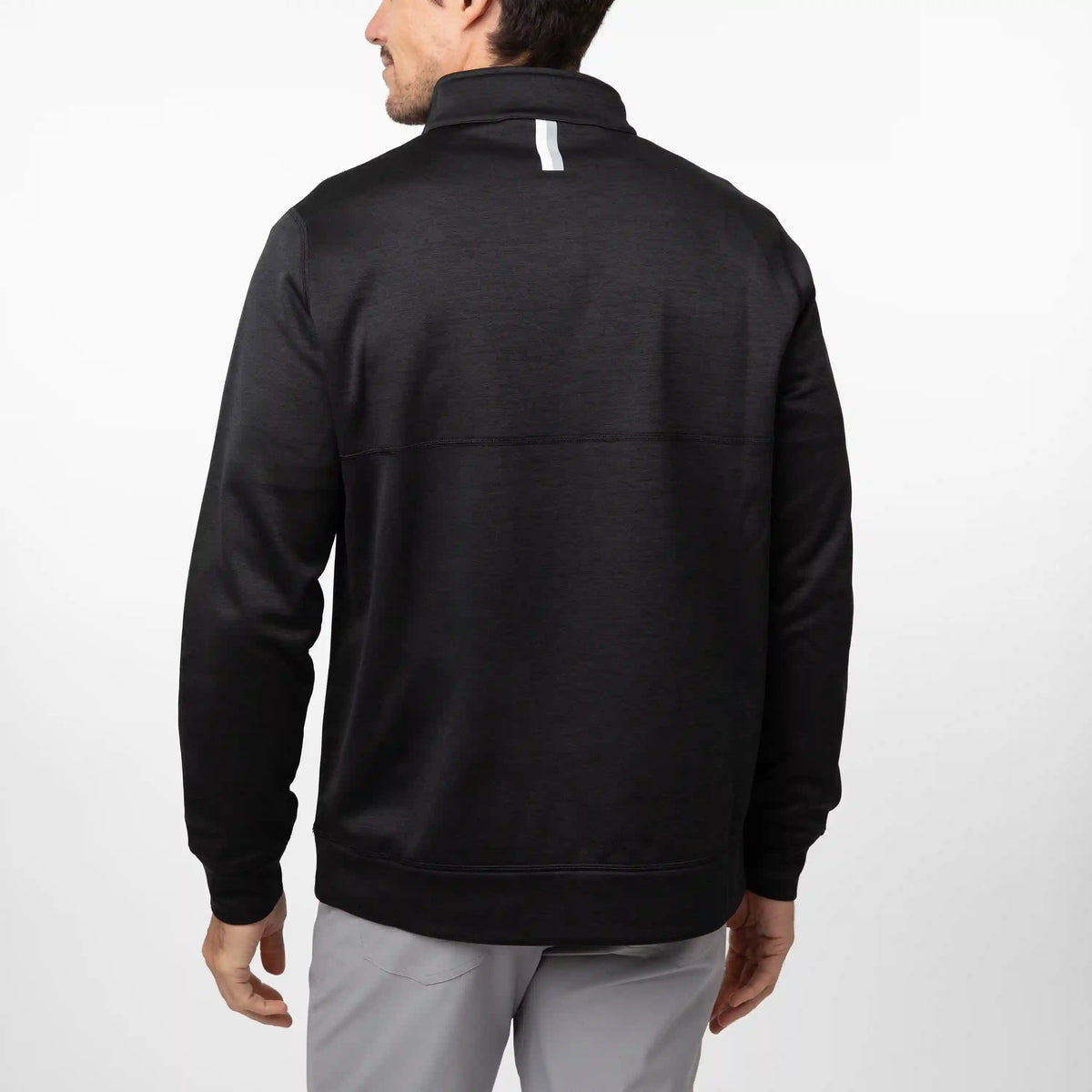 Knoll Performance Half-Zip | Heather - Midnight Black/Midnight Black