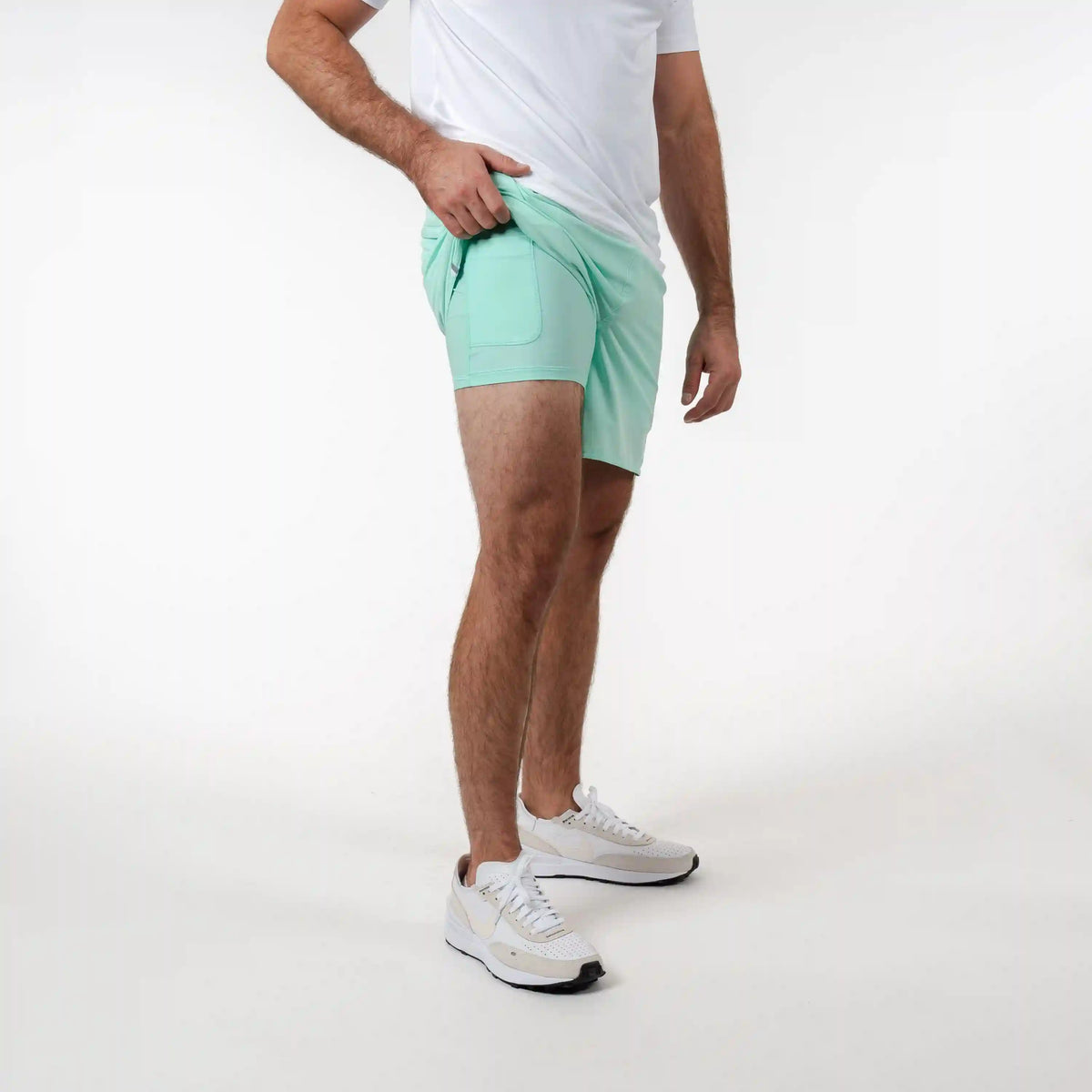 Grit Gym Short - 7" | Solid - Mint Green
