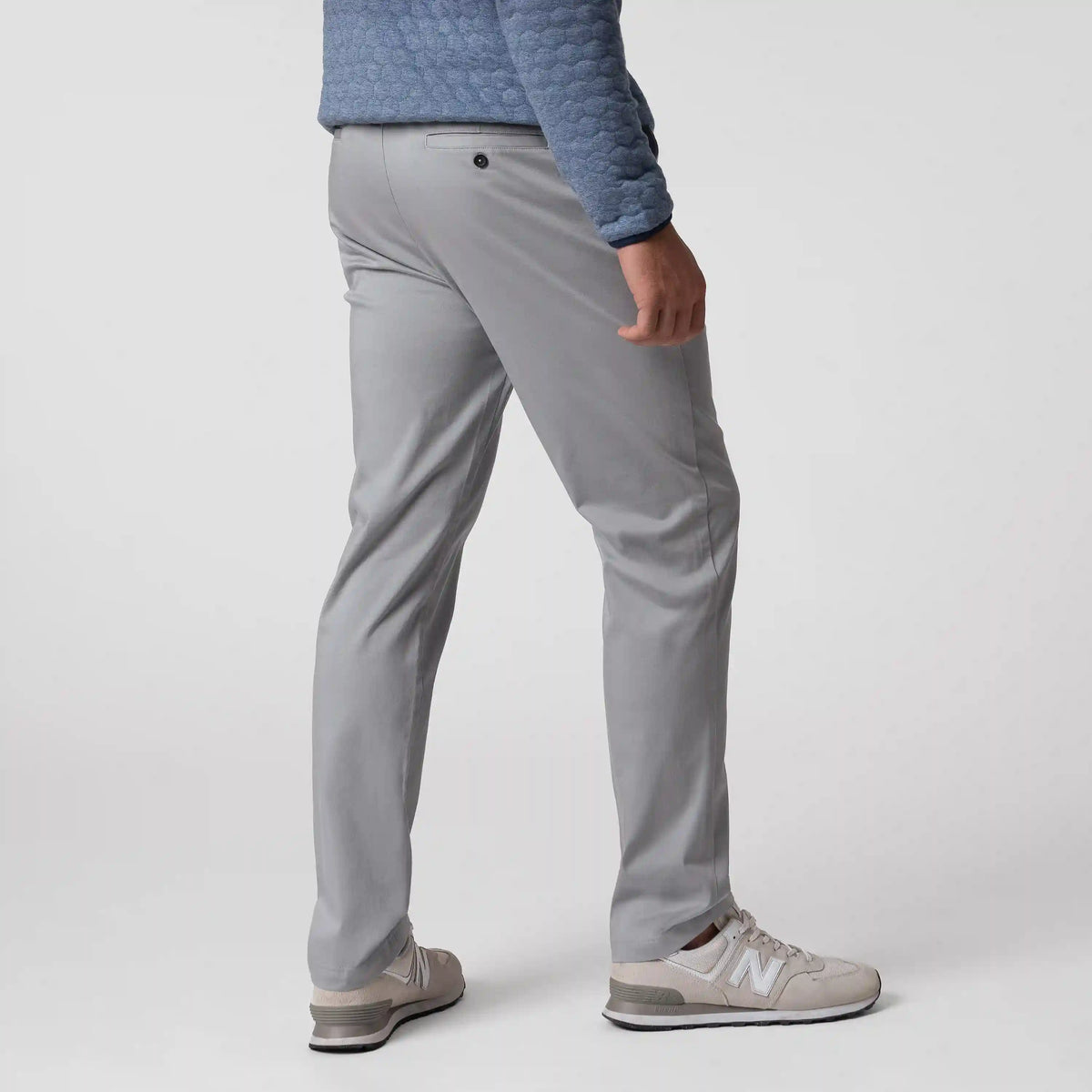 Preston Stretch-Cotton Pant | Solid - Stainless Steel