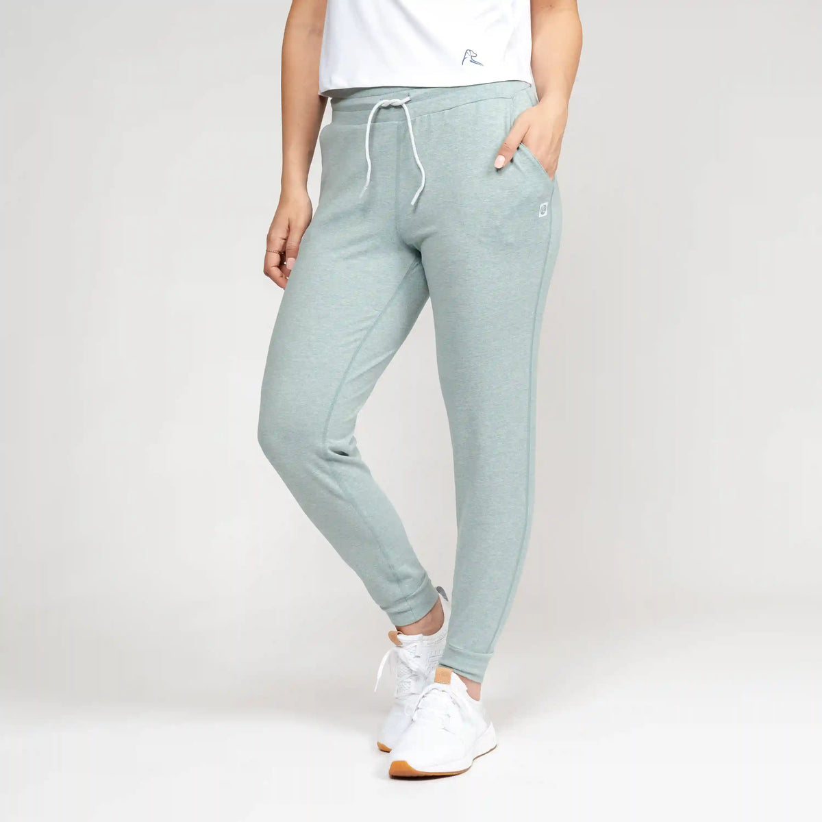 Tempo Performance Jogger | Heather - Surfcaster Green/Bullfrog Green