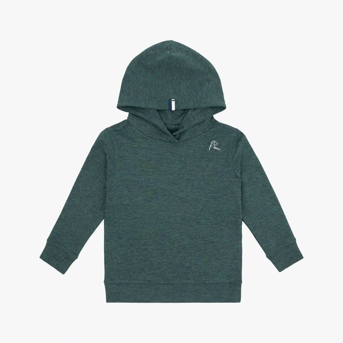 Lil' Hesi Performance Hoodie | Heather - Ponderosa Green/Willow Green