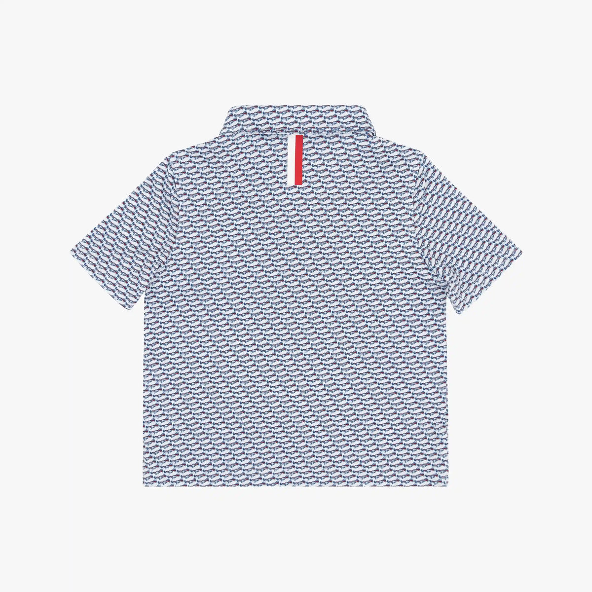 The Lil' Stang | Performance Polo | The Stang - White/Classic Red
