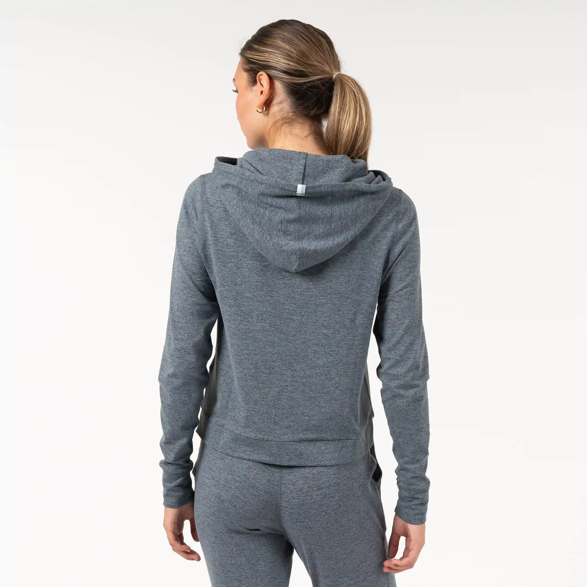 Tempo Performance Hoodie | Heather - Charcoal Grey/Thunder Grey