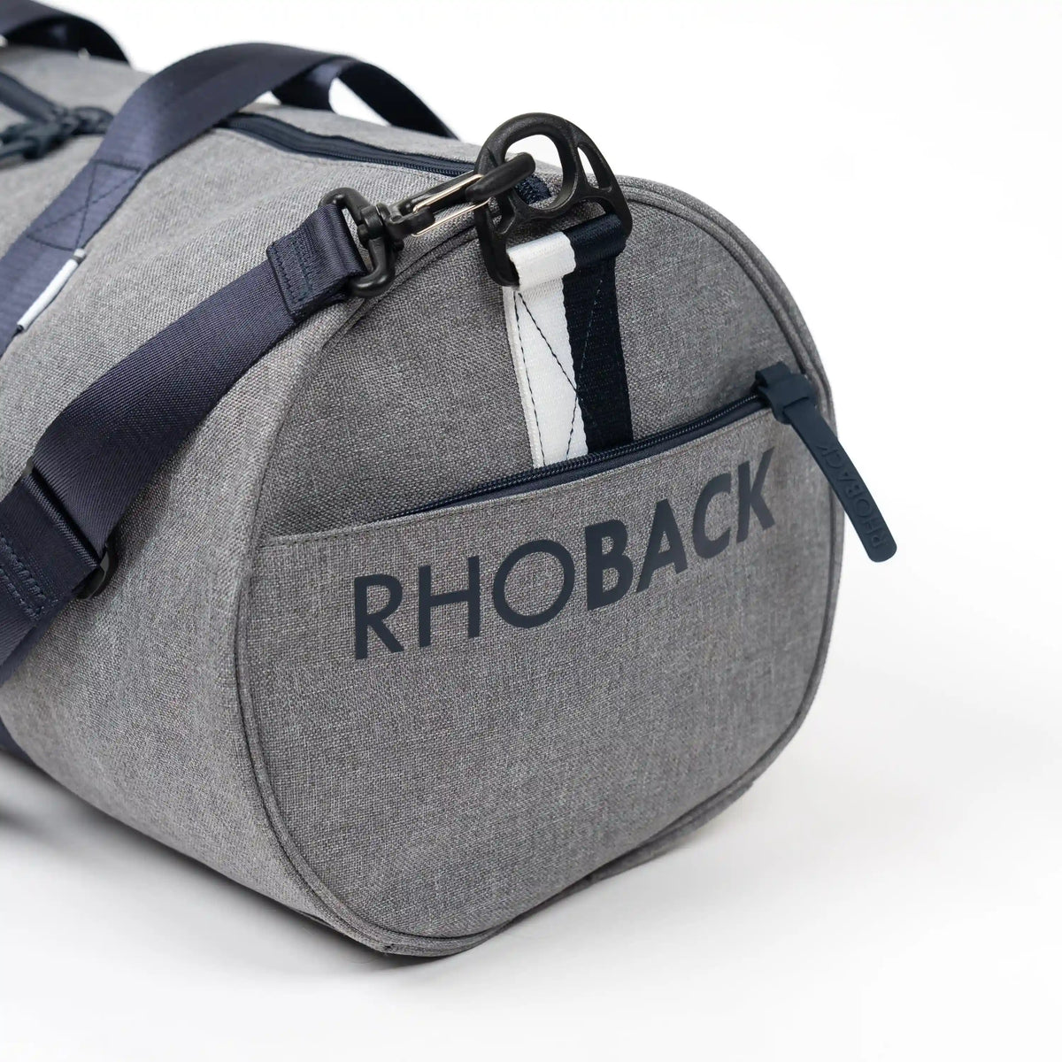 Homecourt Duffle | Heather - Boulder Grey/White